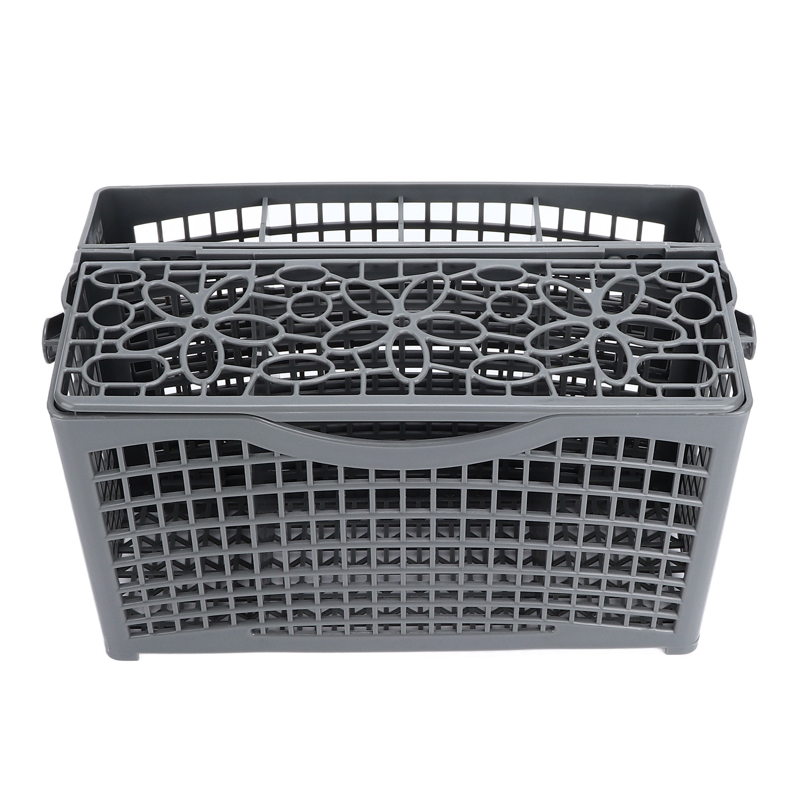 LAZIOEGR Universal Dishwasher Silverware Basket Utensil Cutlery Holder Replacement Storage Rack for Knives Forks and Spoons 9.1 inches / 23.1 cm Length Gray Kitchen Appliance Accessory