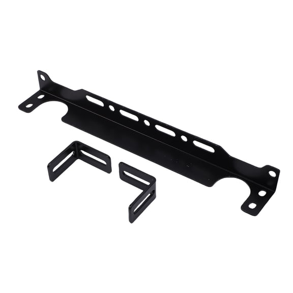 LAZIOEGR Universal Oil Cooler Mounting Bracket Kit, 12.99 inches / 330mm Aluminium Alloy Radiator Adapter Set, Automotive Replacement Parts for British Style Oil Coolers