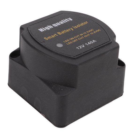 LAZIOEGR VSR Voltage Sensitive Relay 12V 140A Smart Battery Isolator Waterproof IP65 Universal for Car Yacht RV ATV UTV Kit (3.15 inches / 8 cm)