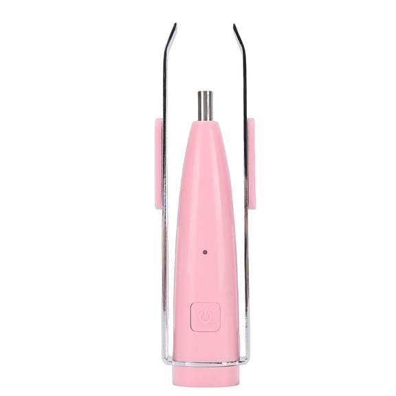LAZIOEGR Visual Eyebrow Tweezers with Camera 10X Zoom App Connected LED Lighted Precision Slanted Stainless Steel Facial Hair Removal Tweezer Tool for Perfect Brow Shaping and Grooming, Pink