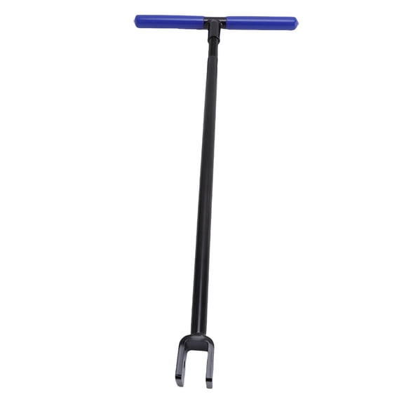 LAZIOEGR Water Meter Key 17 Inch Blue T Handle Multifunctional CrV Steel Water Shut Off Tool Wrench For Power Train Cabinet Elevator Main Valve Control
