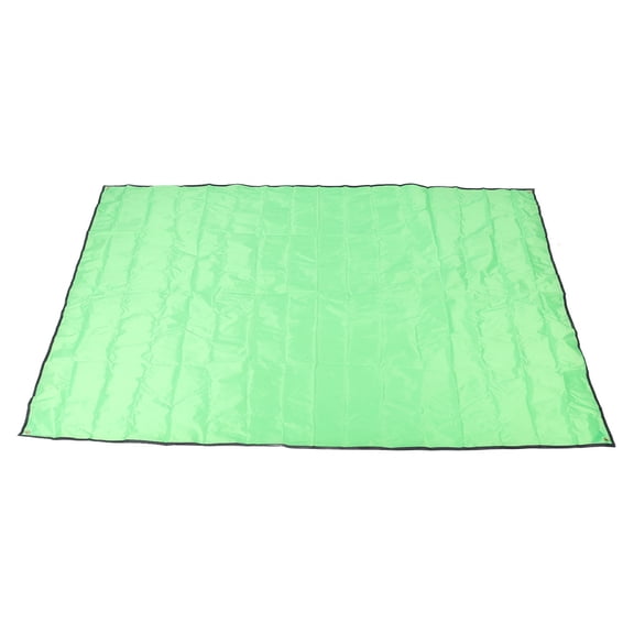 LAZIOEGR Waterproof Camping Tent Tarp Footprint 94.5 x 86.6 in / 240 x 220 cm Oxford Cloth Floor Saver Beach Mat for Picnic with Storage Bag Grass Green