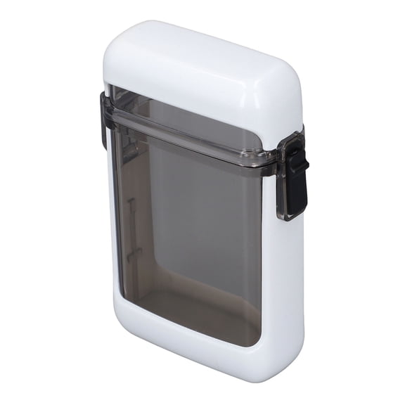 LAZIOEGR Waterproof Pocket Case Transparent Sealing Multifunctional ID Card Holder Case White, Heavy-Duty Badge Protection for Outdoor Activities and Daily Office Workwear (5.9 inches / 15 cm)