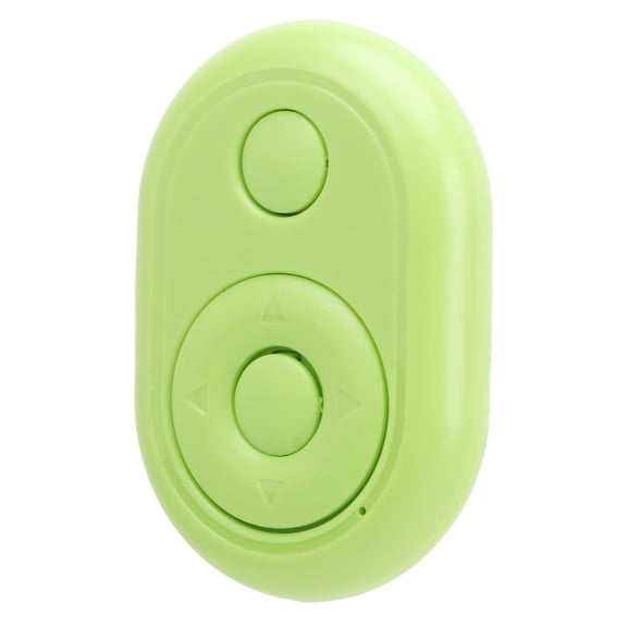 LAZIOEGR Wireless Bluetooth Camera Remote Control Cellphone Shutter Selfie Button Clicker, Green (3.94 inches / 10 cm)
