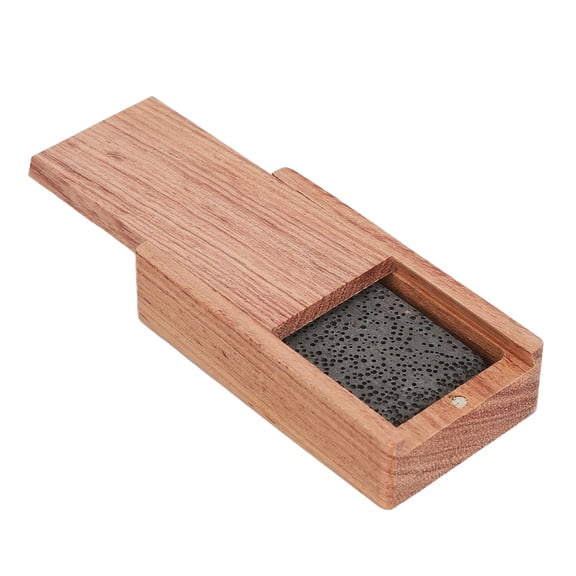 LAZIOEGR Wooden Aroma Diffuser Box, Volcanic Stone Essential Oil Aromatherapy Diffuser for Home Office Bedroom Living Room, Rosewood Construction, 2.76 Inches / 7 cm Long, Minimalist Decor