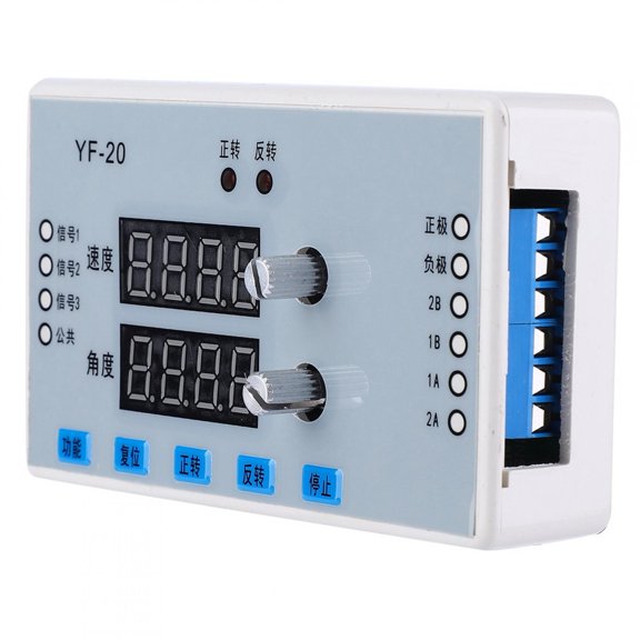 LAZIOEGR YF-20 Stepper Motor Speed Controller Governor with Digital Display, Stable Integrated 7-30V DC Smart Control Board Module Loop Regulator (15.00 x 9.00 x 5.00 inches / 38.1 x 22.86 x 12.7 cm)