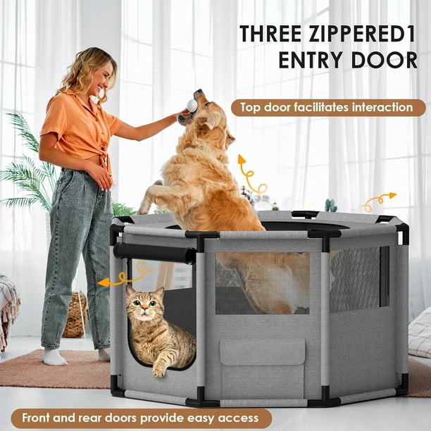Octagon dog crate sale