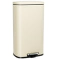 thumbnail image 1 of LAZY BUDDY 8 Gallon Kitchen Trash Can with Lid, Stainless Steel Step Garbage Bin, Rectangular, 1 of 9