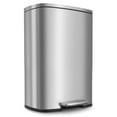 thumbnail image 1 of LAZY BUDDY Kitchen Trash Can with Lid, 13.2 gal Stainless Steel Garbage Can with Inner Bucket for Home Office Bathroom, 1 of 7