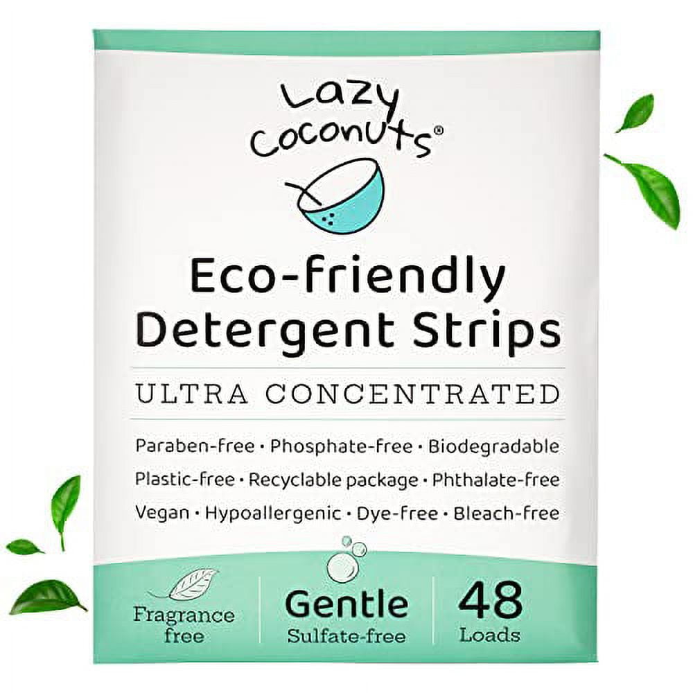 EcoEgret Laundry Detergent Sheets, 100 Count, Fresh Linen Scent, Biodegradable, Vegan-Friendly, Hypoallergenic, Liquidless Technology