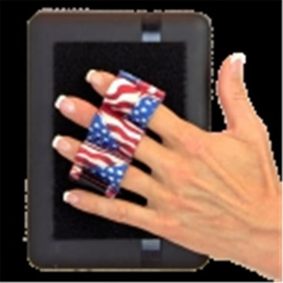 LAZY-HANDS Heavy-Duty 3-Loop Grip 1 Grip For Readers & Mini Tablets - XL Flags
