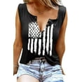 thumbnail image 1 of LAZYCHILD American Flag Tank Tops for Women 4th of July Shirts Patriotic Tee Shirt, 1 of 6