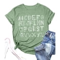 thumbnail image 1 of LAZYCHILD Teacher Shirt Women Teaching Tshirt Alphabet Graphic Tee Tops Kindergarten Teachers Gift T-Shirt, 1 of 4