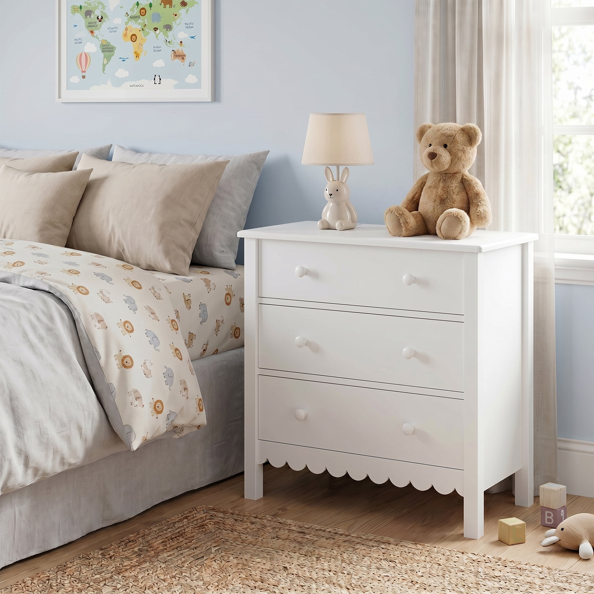 Free Shipping! Kappesberg Jolyne 2 Drawer Nightstand Set of 2