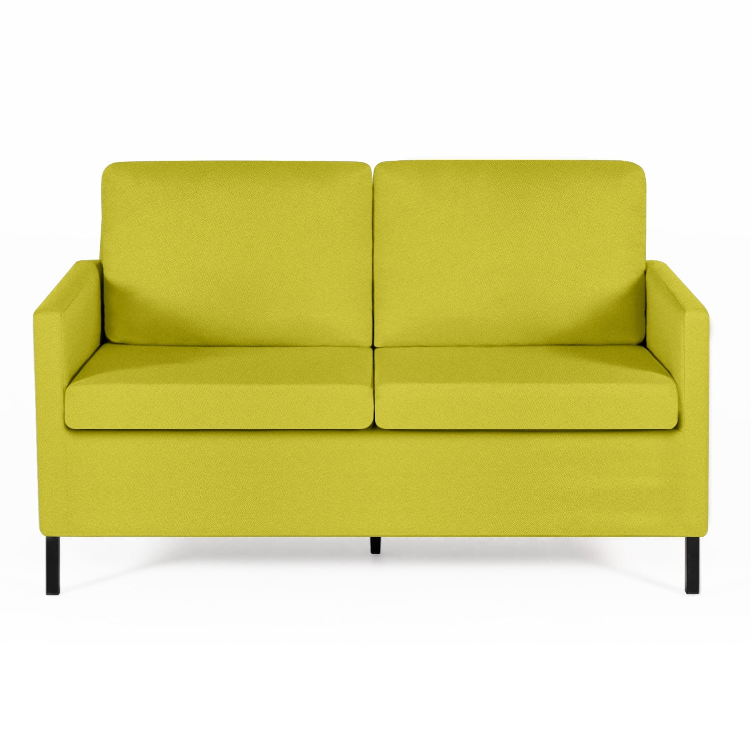 LAZZO 51" W 2-Seat Fabric Modern Small Loveseat Sofa Couch(Green ...