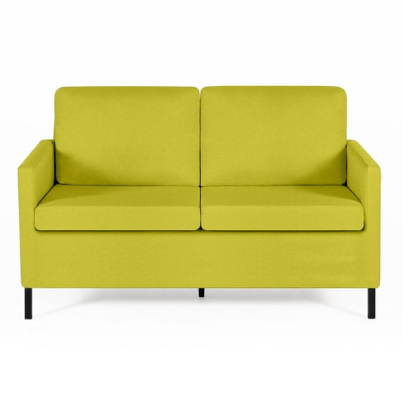LAZZO 51" W 2-Seat Fabric Modern Small Loveseat Sofa Couch(Green)