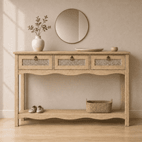 Laintene Fluted Console Table, 51