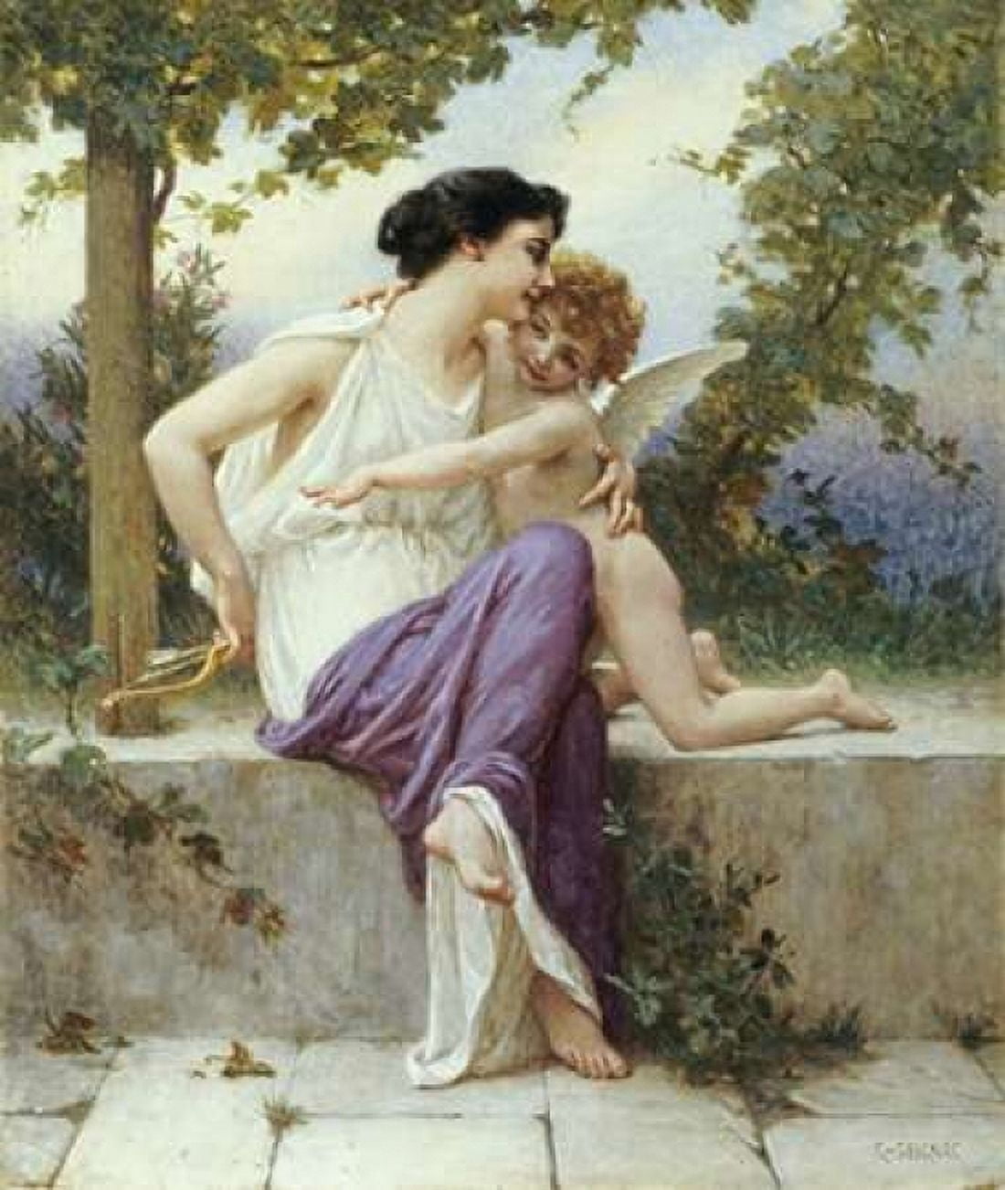 LAmour Desarme Canvas Art - Guillaume Seignac (20 x 24)