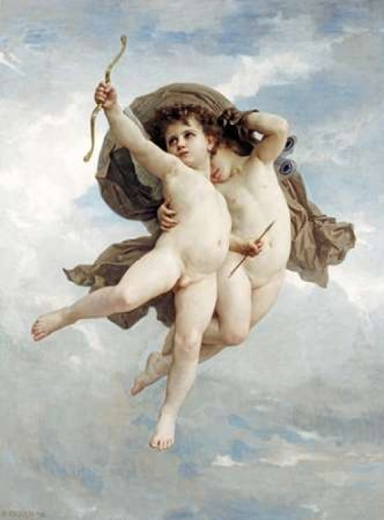 LAmour Vainqueur Canvas Art - William-Adolphe Bouguereau (18 x 24)
