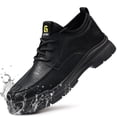 thumbnail image 1 of LAoutun Mens Non-Slip Work Shoes Lightweight Slip-On Chef Shoes Slip-Resistant Waterproof Sneakers, 1 of 6