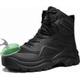 thumbnail image 1 of LAoutun Steel Toe Boots for Men Black Work Boots High Top safety boots Indestructible Safety Shoes, 1 of 6