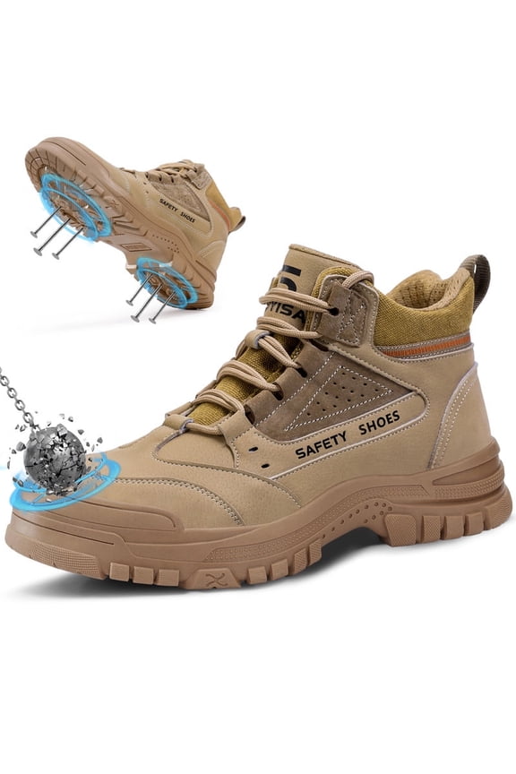 Steel Toe Shoes for Men Lightweight Work Boots Comfortable Safety Boots Industrial Shoe