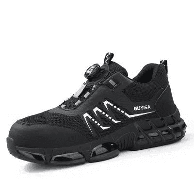 LAoutun Steel Toe Work Shoes for Men Lightweight Safety Sneakers Industrial Work Shoes for Warehouse Factory
