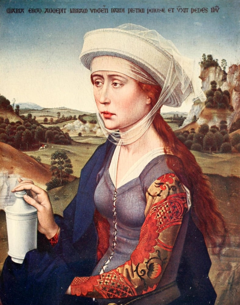 LArt et les Artistes 18 1914 Saint Marie-Magdeleine Canvas Art - Rogier van der Weyden (24 x 36)