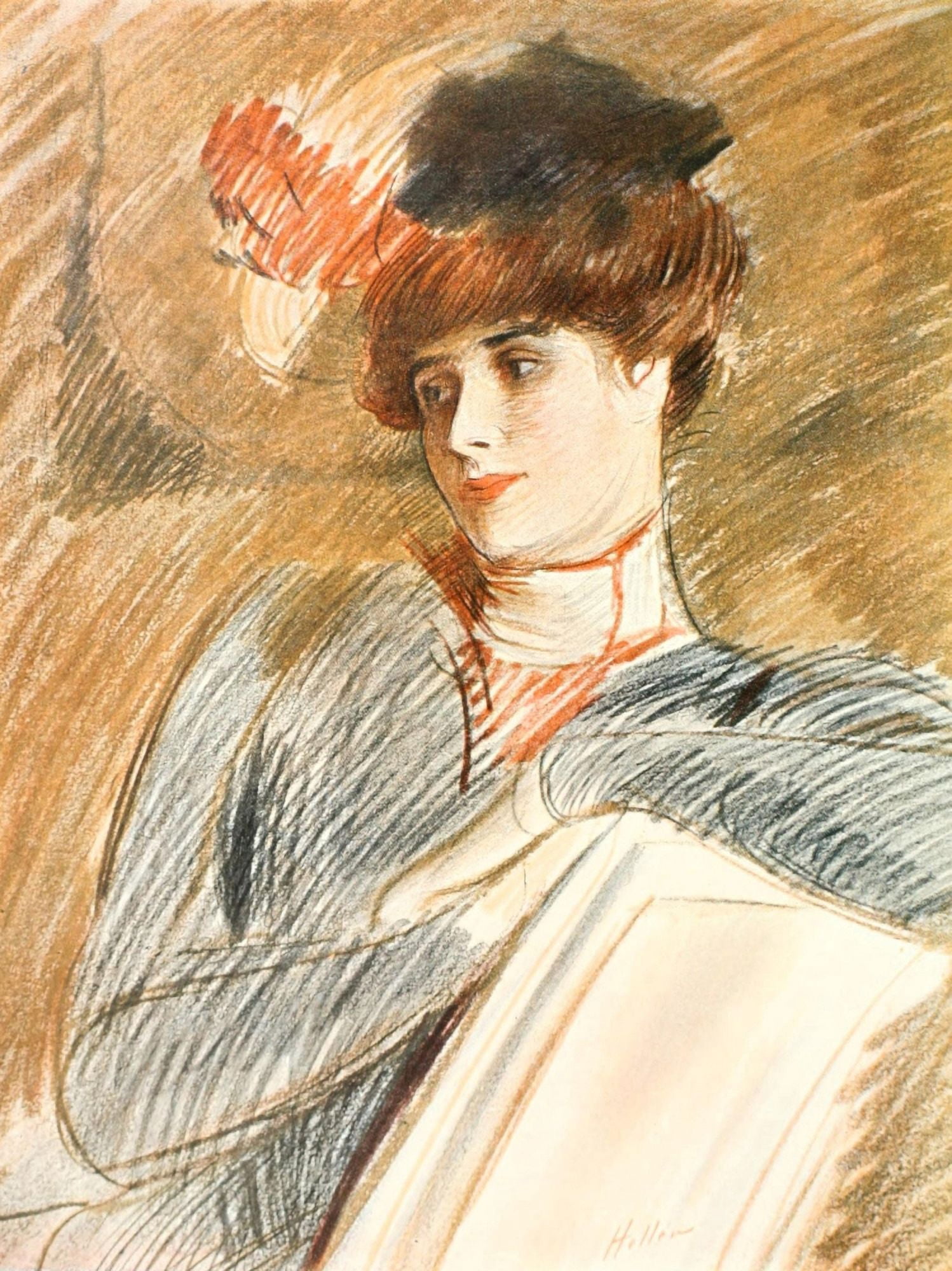 LArt et les Artistes 8 1909 Canvas Art - Paul Csar Helleu (18 x 24)
