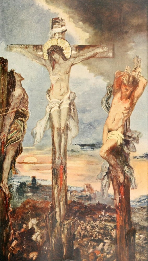 LArt et les Artistes 80 Calvary Canvas Art - Gustave Moreau (18 x 24)