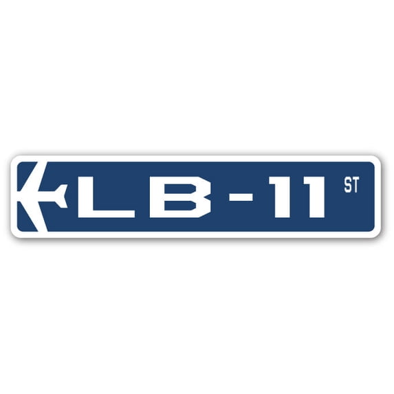 LB-11 Street Sign Air Force Aircraft Military | Indoor/Outdoor | 24" Wide