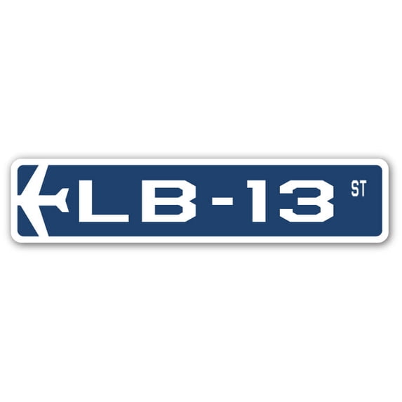 LB-13 Street Sign Air Force Aircraft Military | Indoor/Outdoor | 30" Wide