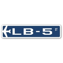 LB-5 Street Sign Air Force Aircraft Military | Indoor/Outdoor | 30" Wide