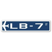 LB-7 Street Sign Air Force Aircraft Military | Indoor/Outdoor | 36" Wide