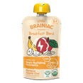 thumbnail image 1 of Little Brainiac Organic Fruit & Oat Toddler Food with BrainPack, Banana Apple Oat, 3.5oz, 1 of 13