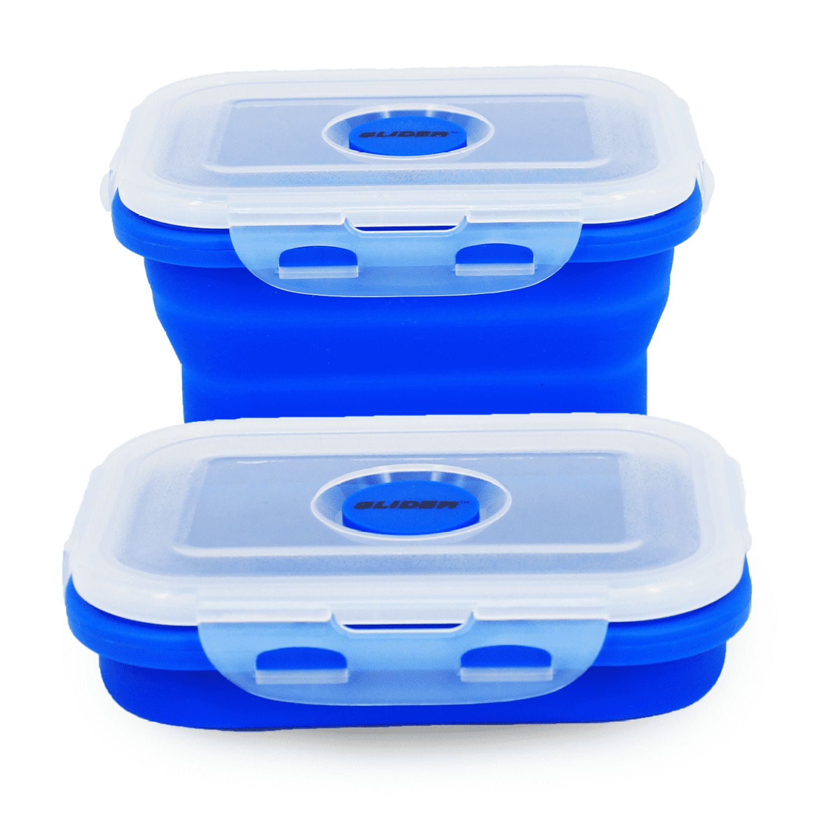 LB Blue Bento Premium Lunch Box & Food Storage Containers - Walmart.com