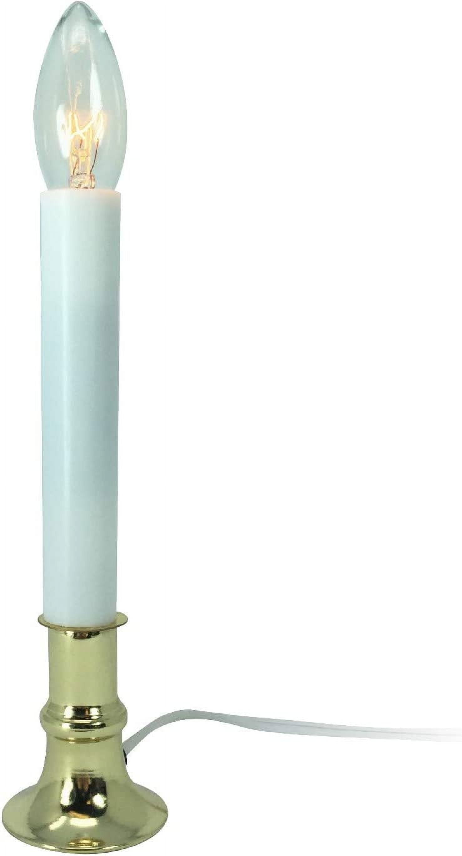 LB Electric Sensor Window Candle - 7 Watt, On at Dusk/Off at Dawn, Candle Light Bulb