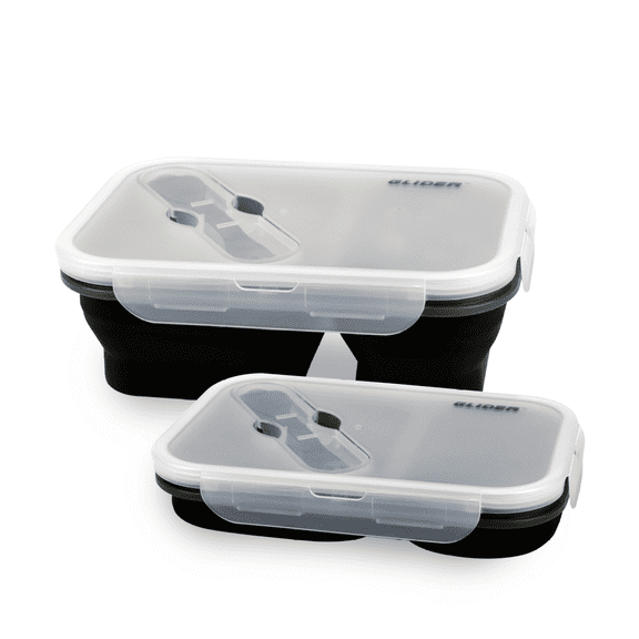 LB Green Bento Premium Lunch Box & Food Storage Containers BPA-Free Leakproof Meal Prep and Food Storage