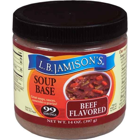 LB Jamison Beef Soup Base 14 oz (Pack of 6)