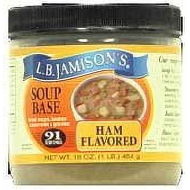 LB Jamisons Soup Base, Ham Flavored 16 oz