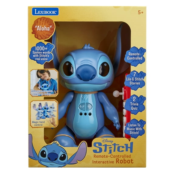 Disney Lilo & Stitch Interactive Talking Robot Toy for Ages 3+ by Lexibook