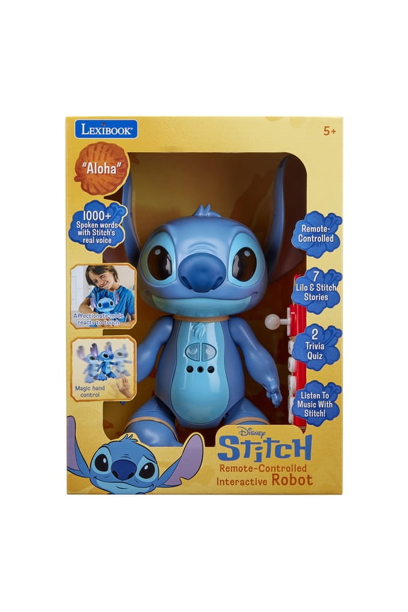 Disney Lilo & Stitch Interactive Talking Robot Toy for Ages 3+ by Lexibook