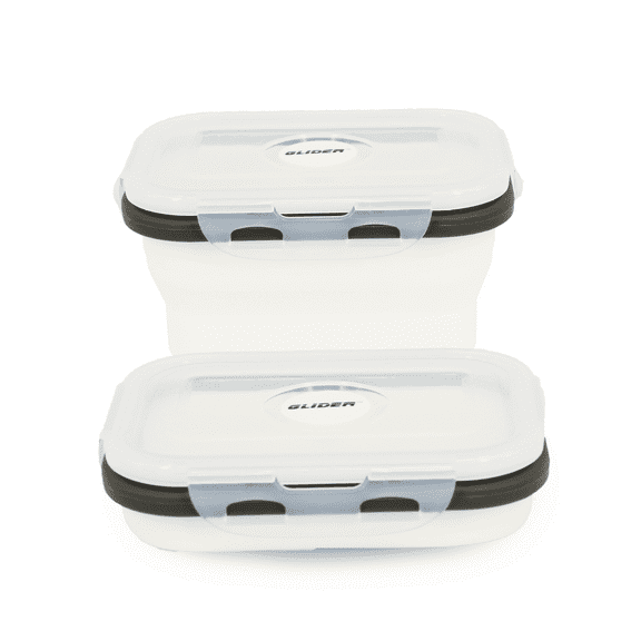 LB White Bento Premium Lunch Box & Food Storage Containers - Premium Leakproof BPA-Free Food Storage and Meal Prep Boxes