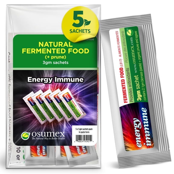 LB17 Fermented Food Biomass Probiotics for Women, Men, & Kids 3g - 5 Probiotic Packets, Probiotics for Digestive Health, Adult Probiotic Digestive Nutritional Supplements, Kids Gut Health