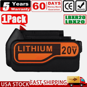 LB2X4020 5.0Ah Replacement for B+D 20Volt Lithium Battery Compatible with B+D 20V Tools LBXR20 LBX20 LBXR2020 LBX4020 LB2X4020-OPE Power Tool Battery