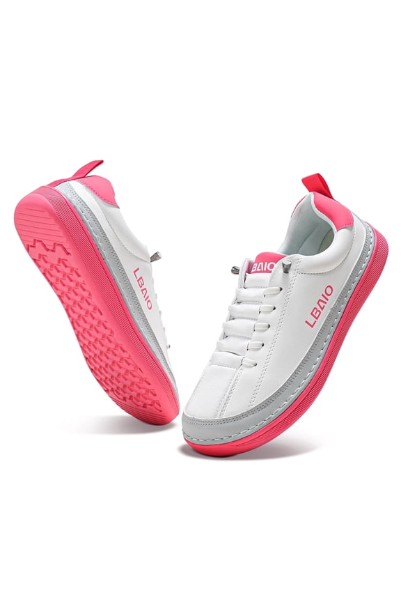 Leather Barefoot Shoes Wide Toe Box Zero Drop Slip-on for Women