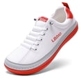 thumbnail image 1 of LBAIO Minimalist Barefoot Shoes Zero Drop Wide Toe Box Slip-on Canvas for Women Men, 1 of 8