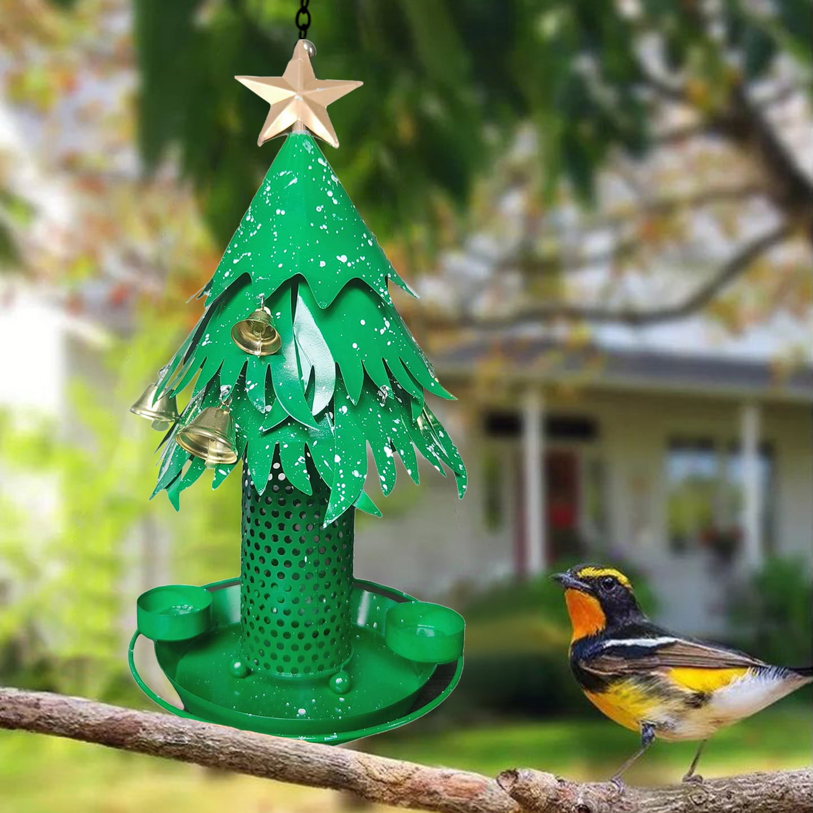 LBCHEN Hummingbird Feeders Christmas Tree Bird Feeders For Outdoor Bird