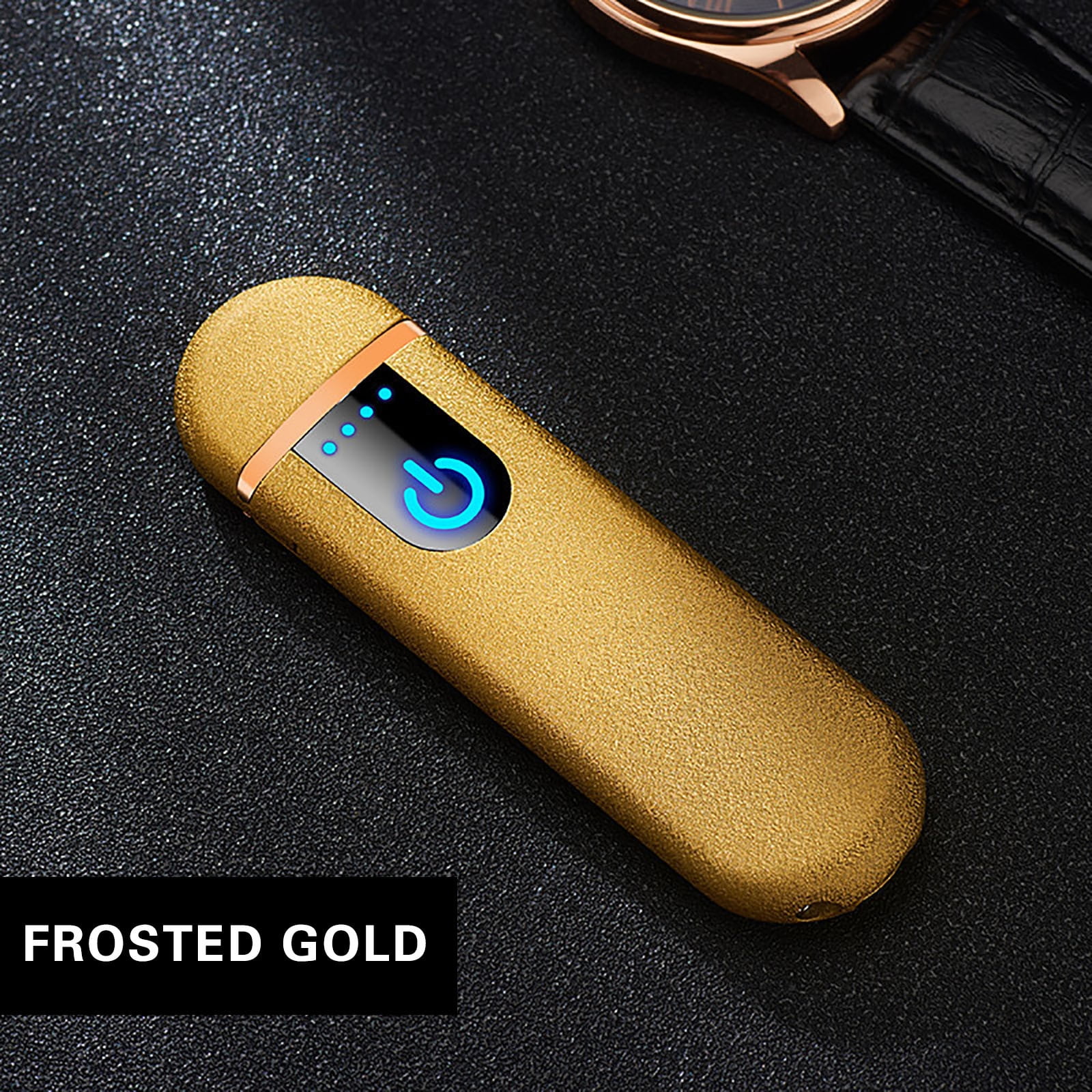 LBCHEN Lighter Oval Shaped Metal Charging Lighter Cigarette Lighters