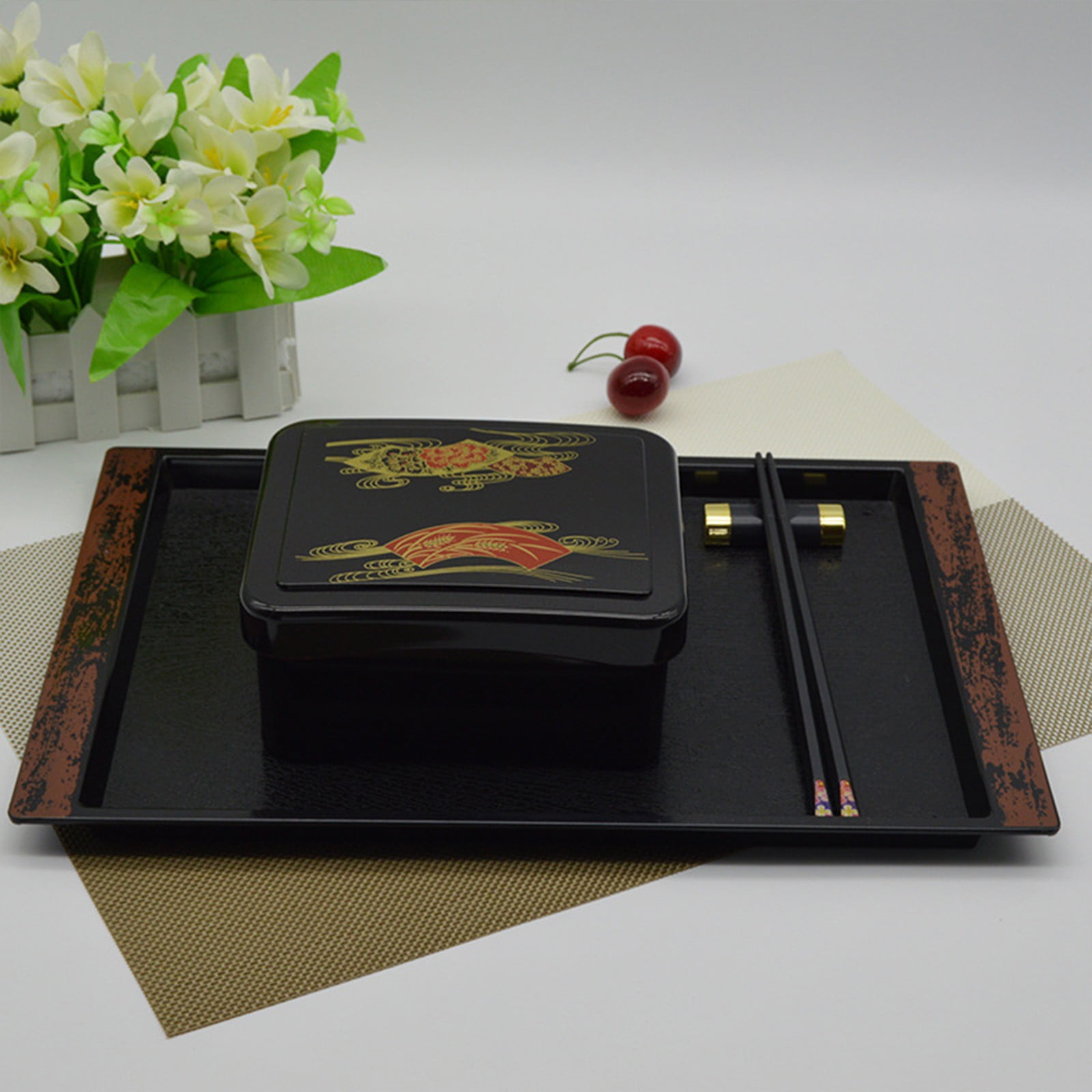 LBCHEN Meal Box Classical High-end Atmospheric Lunch Box Dining Box ...